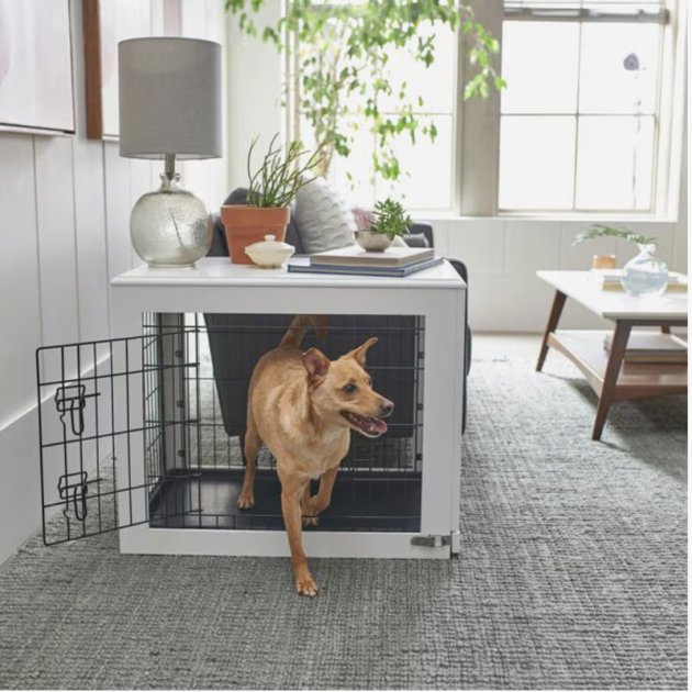 dog crate table